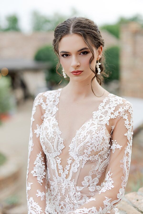 menyasszony fülbevaló